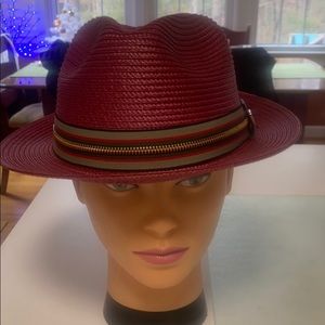 Stacey Adam’s Piedmont Poly Braid Fedora. XL Wine